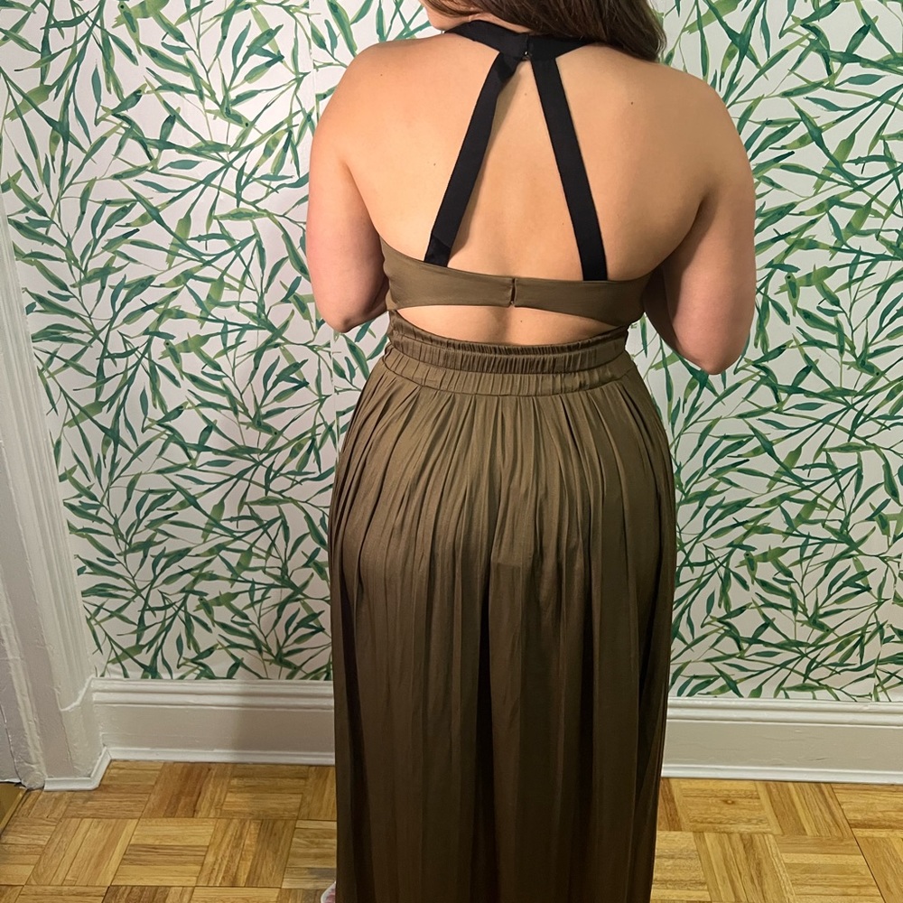 REISS Green Maxi Dress
